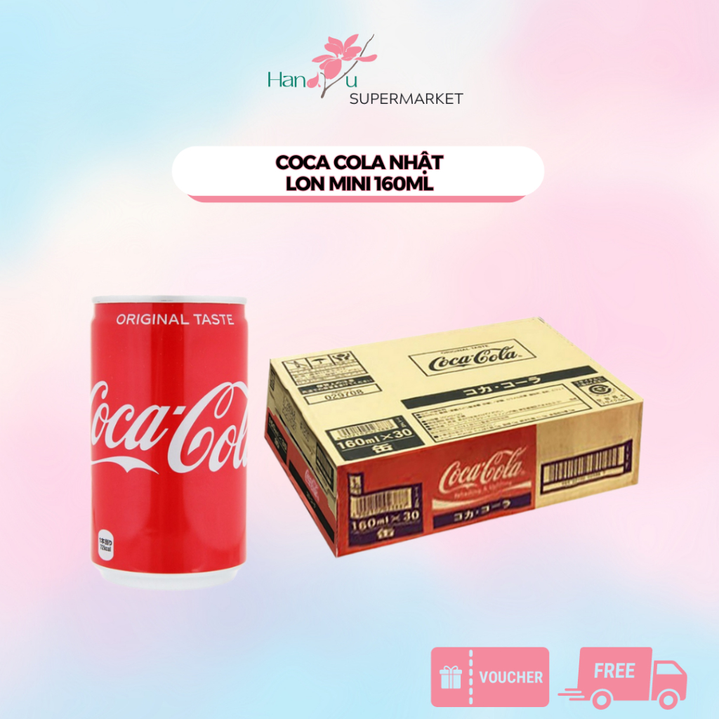 Coca nhí- Nhật 160ml ( 1 Thùng 30 lon )
