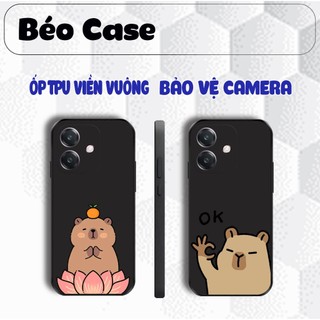 Ốp lưng Oppo A3x , Oppo A3 in Capy Bara cute dễ thương hot trend rẻ đẹp