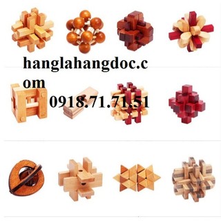 Đồ chơi thử thách tháo lắp Wood Puzzle