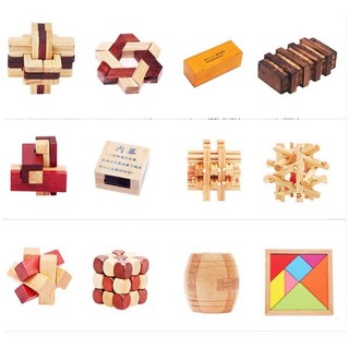 Đồ chơi thử thách tháo lắp Wood Puzzle