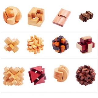 Đồ chơi thử thách tháo lắp Wood Puzzle