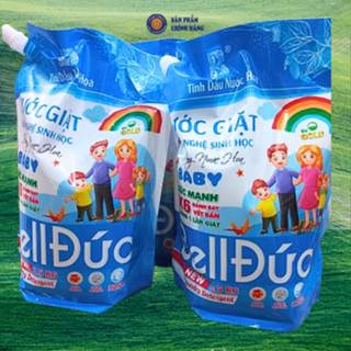 Hương compho Nước giặt xả BellĐức 3.8L công nghệ sinh học không hóa chất không độc hại - NANO