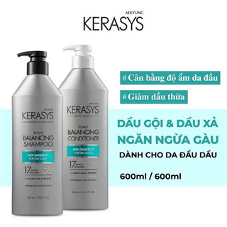 Dầu gội Xả Kerasys Phục hồi tóc hư tổn 600ml - Hàn Quốc