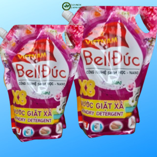Hương compho Nước giặt xả BellĐức 3.8L công nghệ sinh học không hóa chất không độc hại - NANO