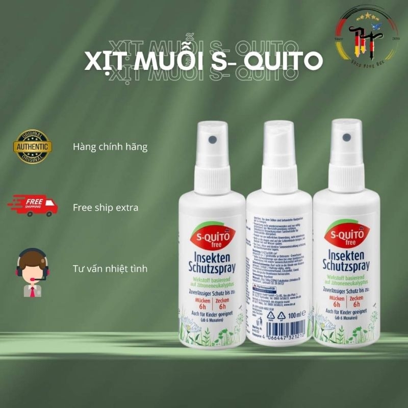 Xịt muỗi Squito Đức