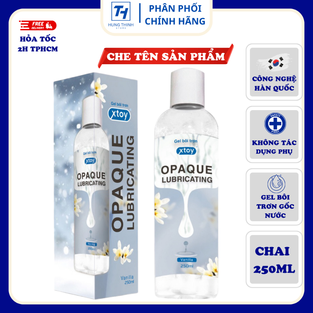 Gel bôi trơn XTOY OPAQUE Lubricating mô phỏng tinh trùng, trắng đục, lâu khô, tăng khoái cảm 250m