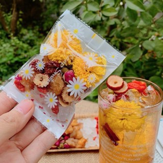 COMBO 30 gói trà hoa cúc vàng mix táo đỏ kì tử, trà hoa cúc dưỡng nhan, an thần ngủ ngon