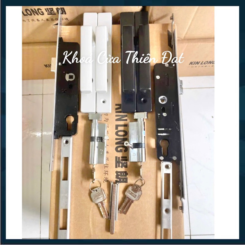 [CHÍNH HÃNG KINLONG] BỘ KHOÁ ĐƠN ĐIỂM/ ĐA ĐIỂM CỬA NHÔM XINGFA HỆ 55