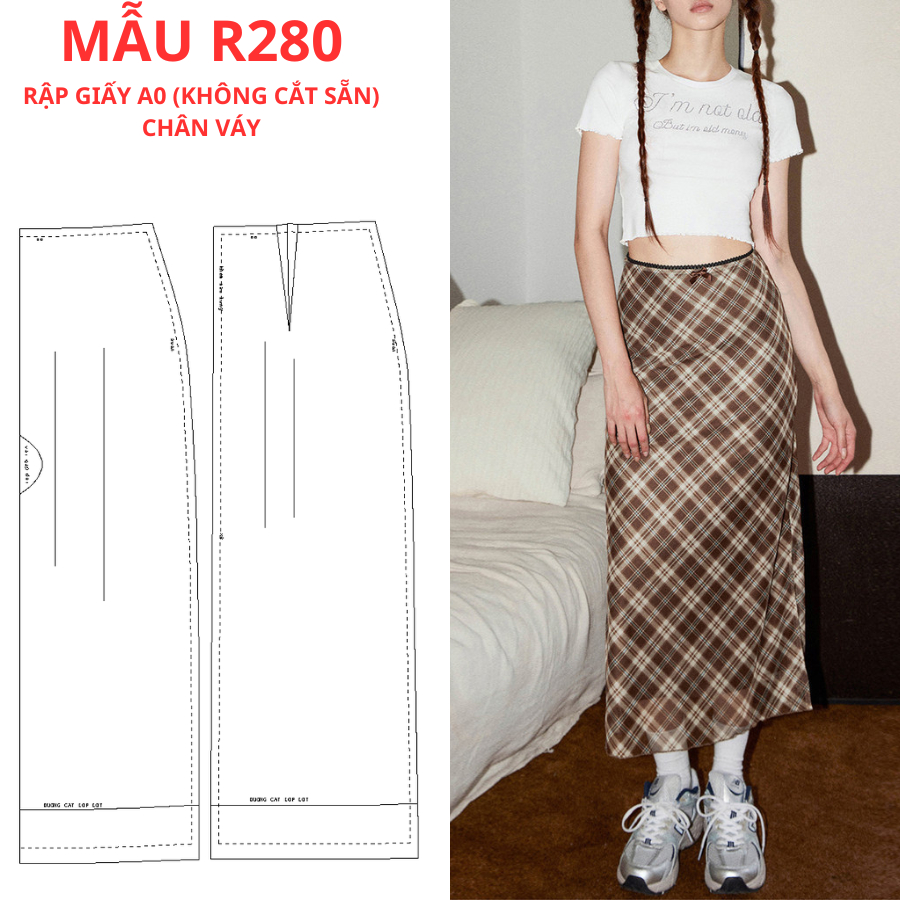 RẬP GIẤY A0 CHÂN VÁY-R280