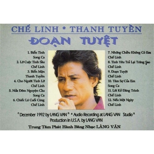Bộ 4 CD ca sĩ Thanh Tuyền ( 499 - 2098 )