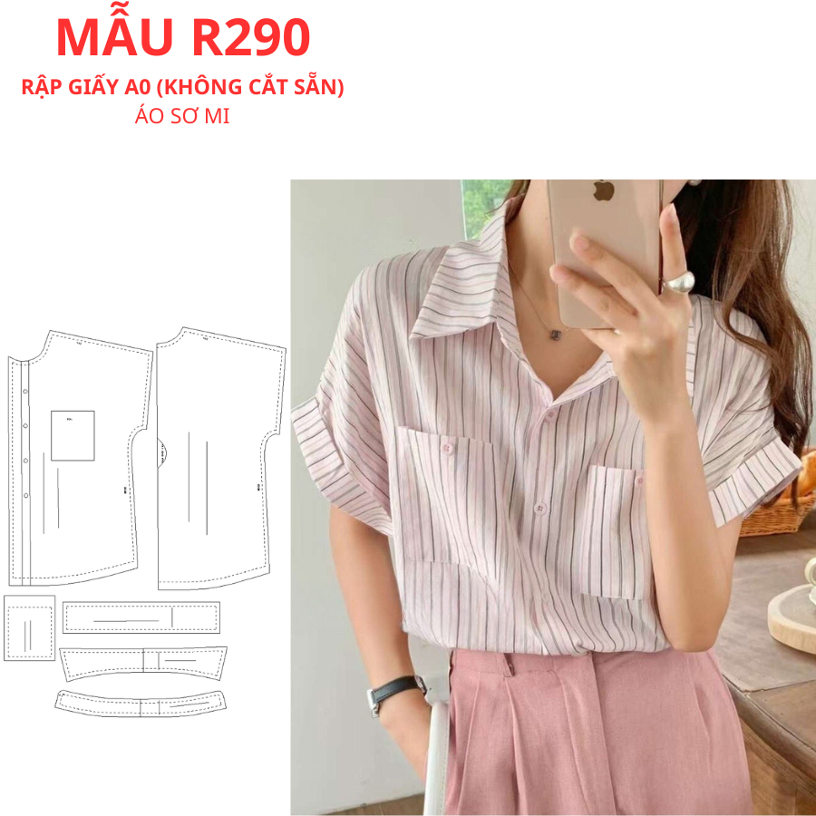 RẬP GIẤY A0 ÁO SƠ MI-R290