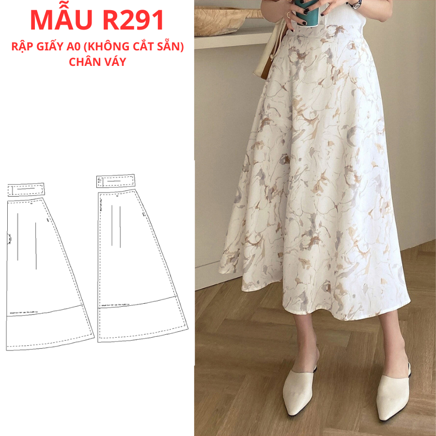 RẬP GIẤY A0 CHÂN VÁY- R291