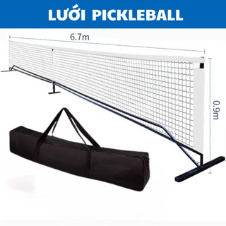 Lưới Pickleball di động tiêu chuẩn thi đấu,bộ khung lưới đánh bóng Pickleball 6,7m PICKLEPRO LPK003
