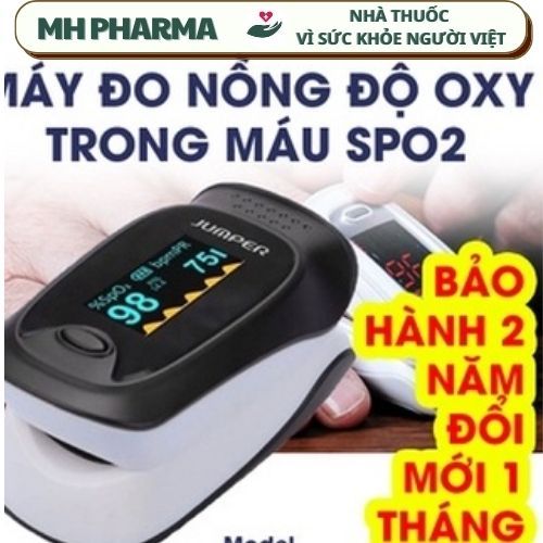 Máy đo SpO2, máy spo2 đo nồng độ oxy trong máu chính hãng chính xác sp02 3 chế độcó bảo hành kèm phi