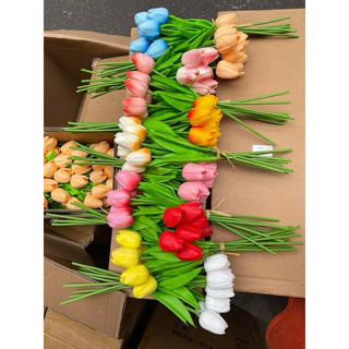 HOA TULIP TRANG TRÍ NHÀ CỬA ĐỦ MÀU (LẺ 1 BÔNG)