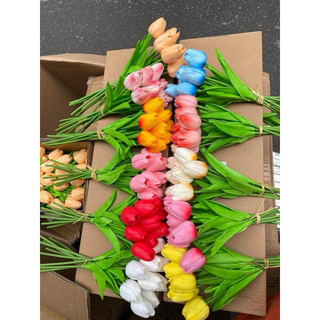 HOA TULIP TRANG TRÍ NHÀ CỬA ĐỦ MÀU (LẺ 1 BÔNG)