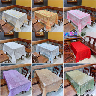 [ĐỦ CỠ] Khăn trải bàn ren vải giáo viên, đám cưới, bàn ăn, nhà hàng