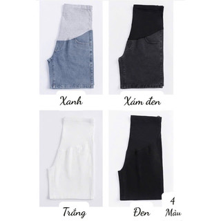 Quần short jeans cho bà bầu( sẵn hàng giao ngay)
