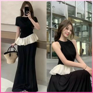 💕SET ĐEN PHỐI VIỀN BÈO KÈM CHÂN VÁY ĐUÔI CÁ XD💕GIMI (kèm ảnh thật)