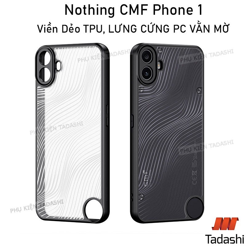 Ốp Lưng CỨNG Chống Ố CMF Phone 1, Nothing Phone 2, Nothing Phone 2a/ 2a Plus Trong Suốt Chống Sốc, C
