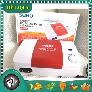 Máy sủi khí oxy TÍCH ĐIỆN 2 vòi SOBO SB-10000 cho hồ cá