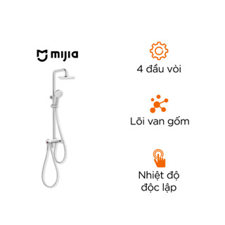 Vòi sen tắm đứng chỉnh nhiệt độ Xiaomi Mijia S1- 4 chức năng mặt kính