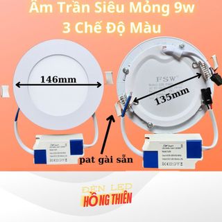 Đèn Âm Trần 3 Chế Độ FSW ( Ánh Sáng 3 Màu) 7W 9W 12W Bảo Hành 2 Năm