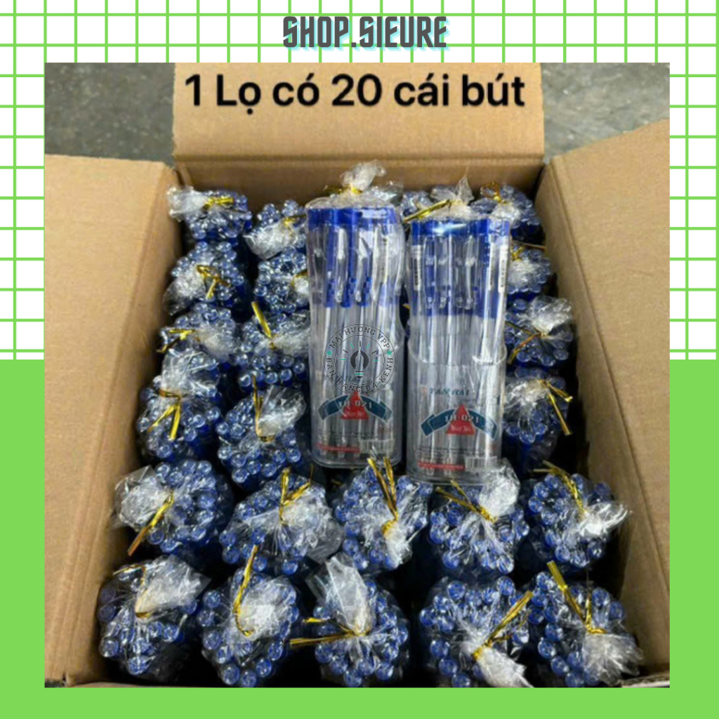 Bút Bi Giá Rẻ Tân Hải (hộp 20 chiếc)