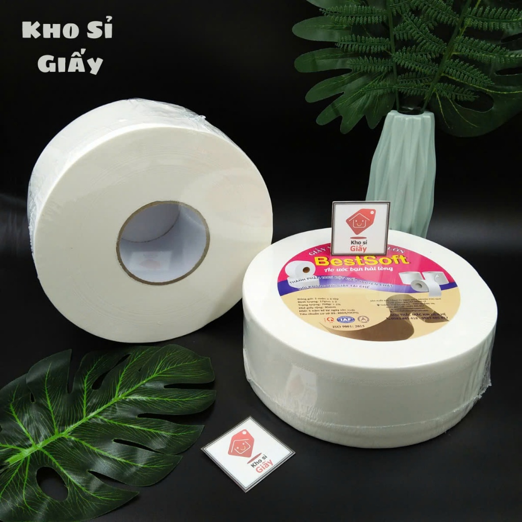 COMBO 2 CUỘN GIẤY VỆ SINH BEST SOFT 700 GRAM