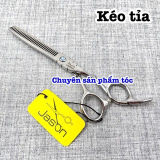 ✅Jason Kéo Cắt Tóc Cao Cấp 6.0in Thép Nhật S440C Độ Cứng Trên 62HRC Lưỡi Sắc Bén Thiết Kế Tay Cầm Thoải Mái Kèm Bao Da