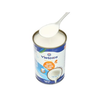 VIETCOCO - Lon 400ml - NƯỚC CỐT DỪA TƯƠI / Rich & Creamy Coconut Cream (HALAL)