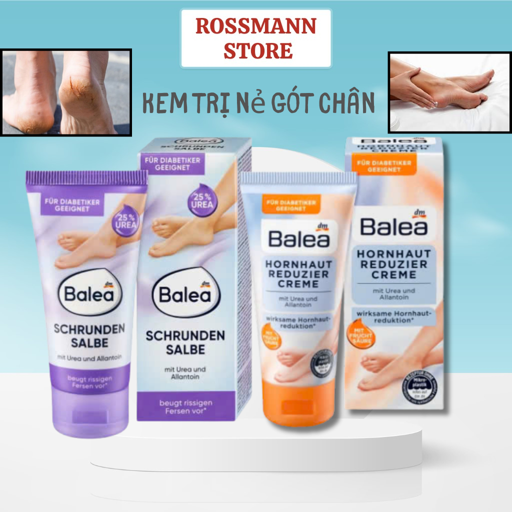 Kem nứt gót chân, dưỡng gót chân Balea Schrundensalbe 50ml- nội địa Đức