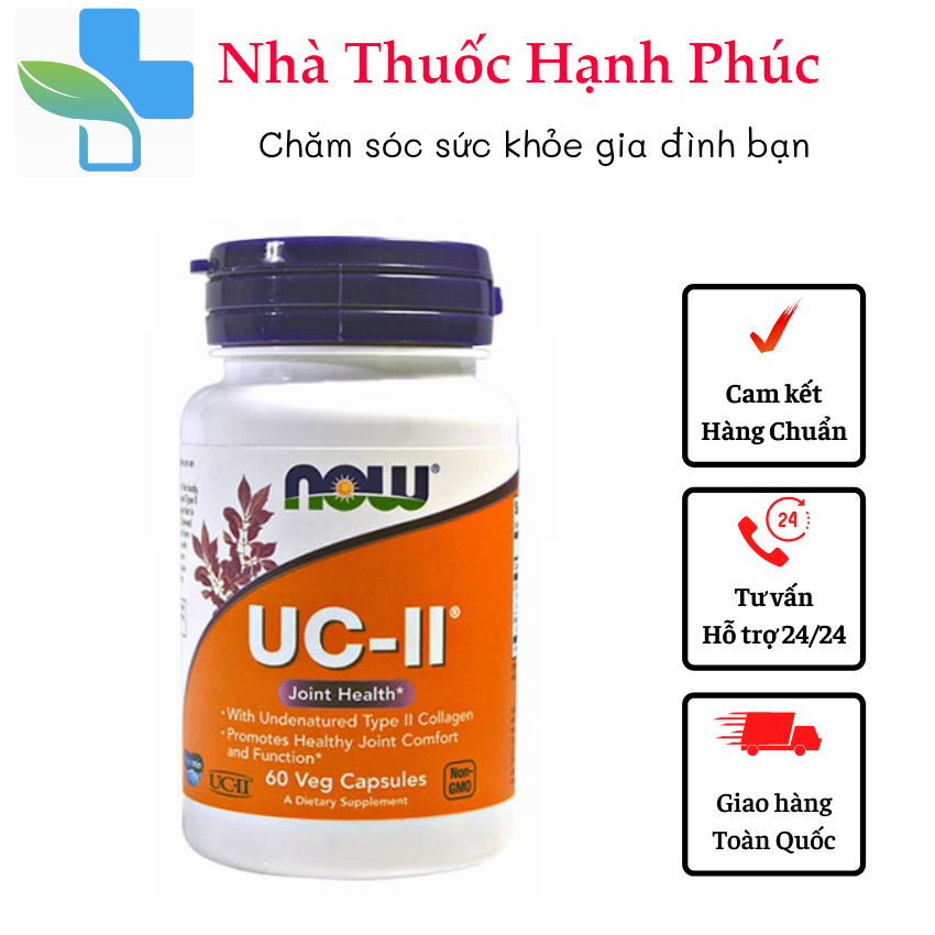 Now UC-II Joint Health 60v - Collagen type 2 - Hỗ trợ độ bền cho khớp
