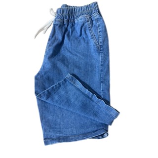 Quần Jean nữ lưng chun co giãn có bigsize 3XL, quần bò lửng lưng thun co giãn phong cách Hàn Quốc- SHOP HẰNG BD