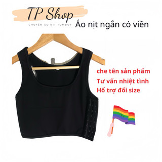 Áo Nịt Ngực Ba Lỗ Ngắn Cao cấp có lót bản nịt bên trong , nịt bó sát