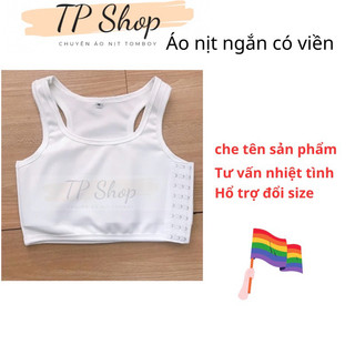 Áo Nịt Ngực Ba Lỗ Ngắn Cao cấp có lót bản nịt bên trong , nịt bó sát