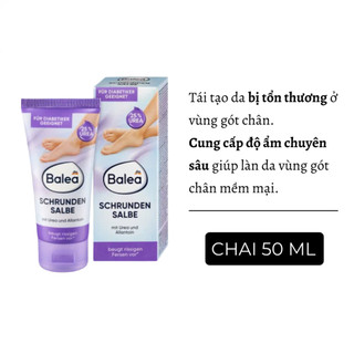 Bộ Kem Dưỡng Ẩm Glysolid, Scholl, Kem Dưỡng Nứt Gót Chân Balea vasenline, Chà Gót Chân Balea-Đức