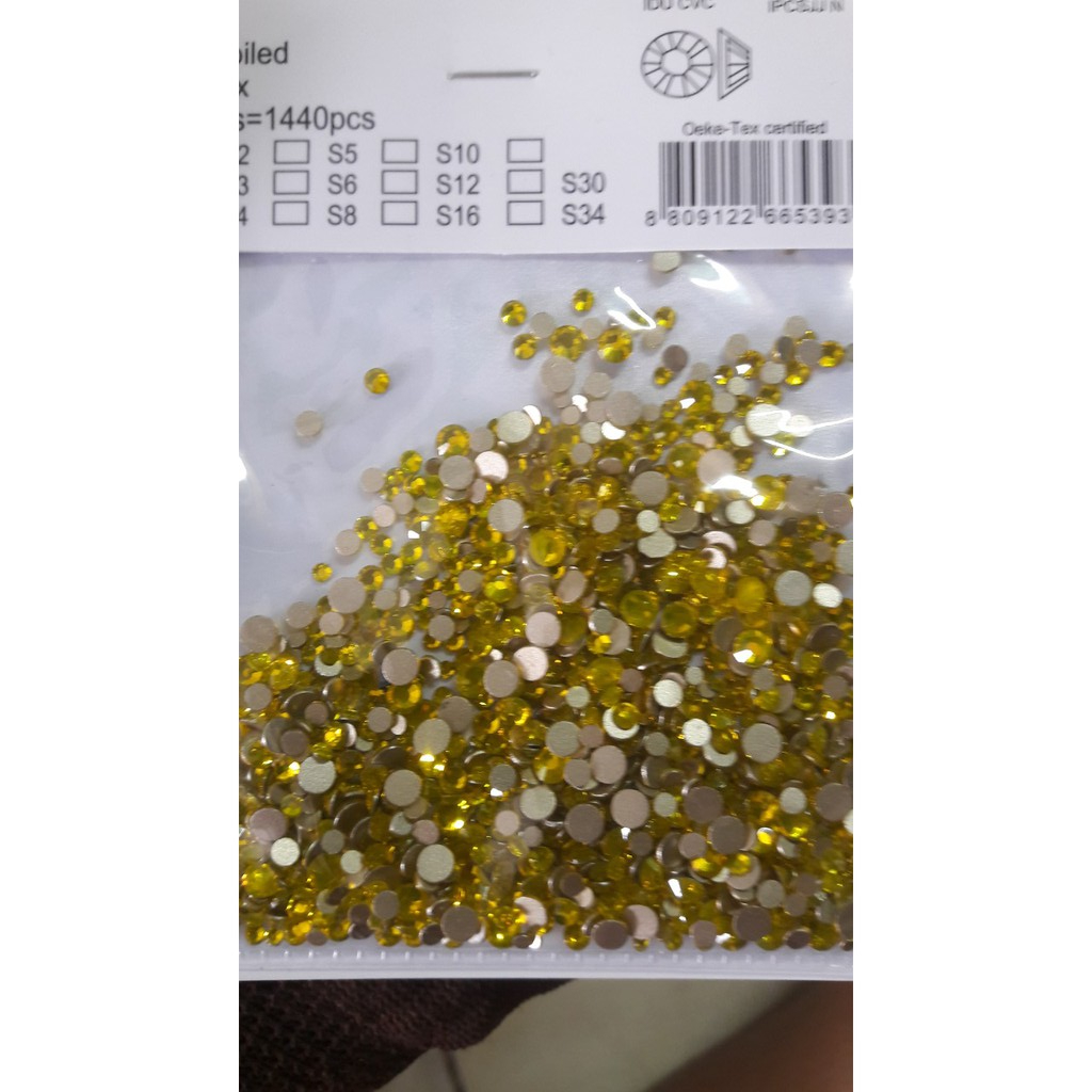 Đá tiệp Nail Trang Trí Móng, Mix Size 1440 viên