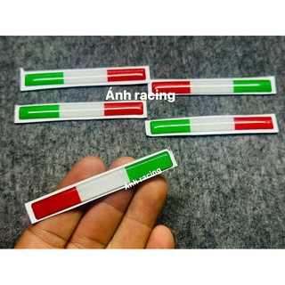 TEM DECAL CỜ Ý PHẢN QUANG
