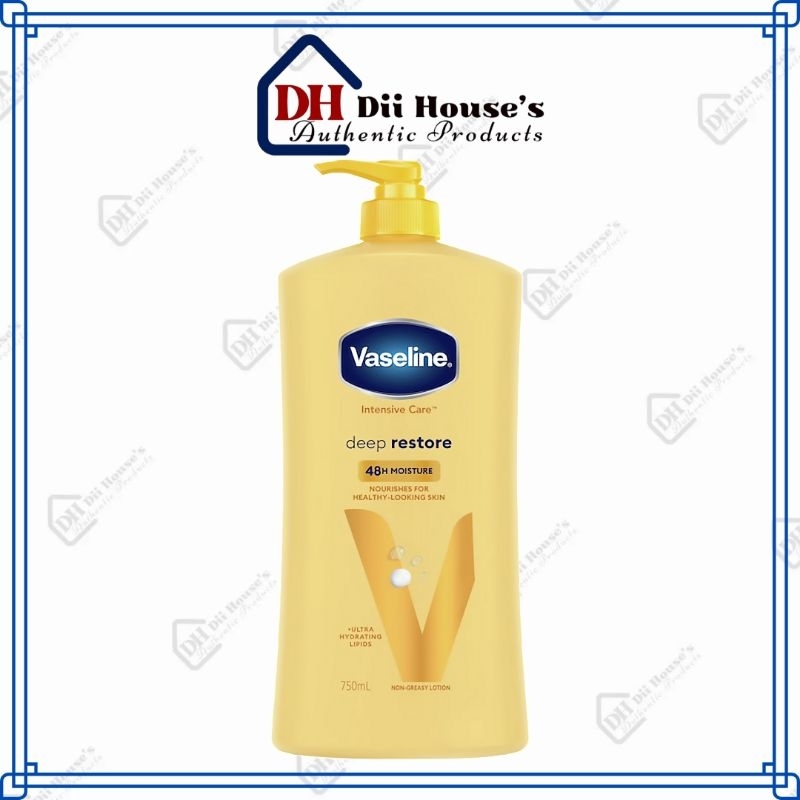 Sữa Dưỡng Thể Vaseline Intensive Deep Restore 48H Moisture 750ml - Body Lotion - Dii House's.