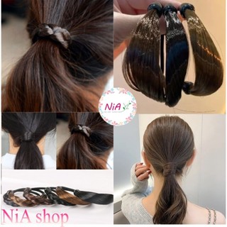 Dây cột tóc bằng tóc giả tết bím dành cho nữ PK085