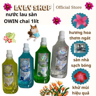 #nước lau sàn owin chai 1 lít cao cấp 5 mùi hương