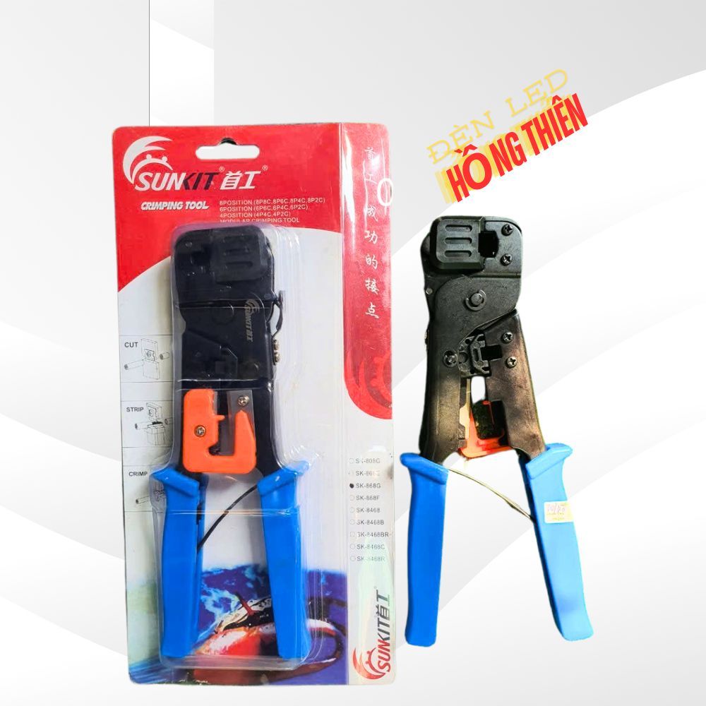 Kìm Bấm Mạng 8Line Intenet SK868 RJ45 Loại Tốt