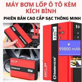 Bộ Kích Bình Kèm Bơm Lốp Ô Tô Xe Hơi Xe Máy Máy Phát Q8A SOULOR CTL Chính Hãng 
