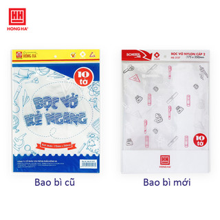 Combo 2 Set 10 Bọc vở cấp 2 - Hồng Hà