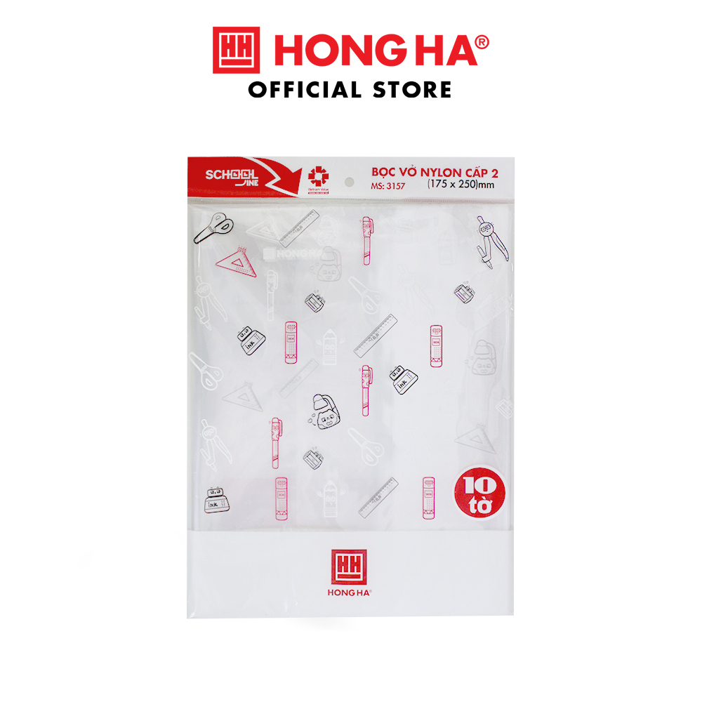 Combo 2 Set 10 Bọc vở cấp 2 - Hồng Hà