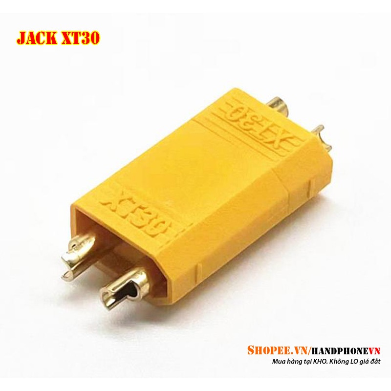 Jack Cắm Xt30 Mạ Vàng - Phích Nối Nguồn Điện Cho Thiết Bị Điện Công Suất Lớn, Rc