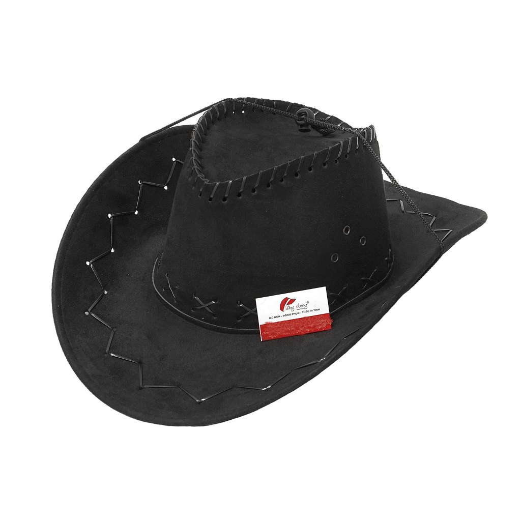 [HÀNG CÓ SẴN] [SHIP HỎA TỐC] Mũ nón Cowboy Cao bồi ĐEN