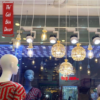 Đèn chùm thả 3 pha lê, đèn bàn ăn cao cấp TH151