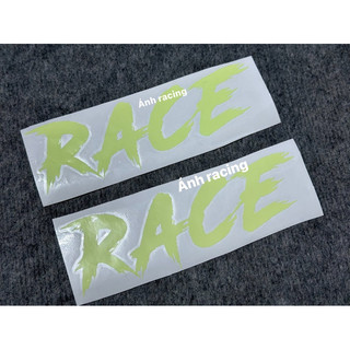 TEM DẠ QUANG CHỮ RACE